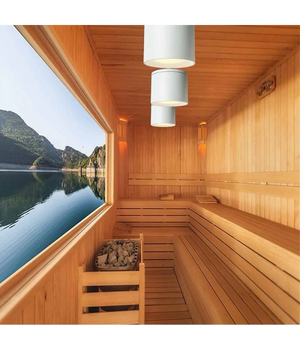 Trade Shop - Applique Da Soffitto A Cilindro Esterno Moderno Lampada Plafoniera Gu10 Ip54 H94 - Bianco