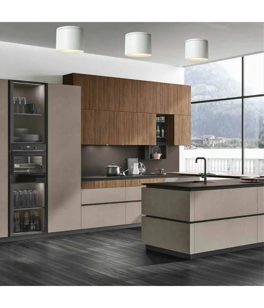 Trade Shop - Applique Da Soffitto A Cilindro Esterno Moderno Lampada Plafoniera Gu10 Ip54 H94 - Bianco