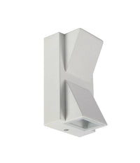 Applique Doppia Emissione 10 W Per Esterno Luce Fredda Calda Ip65 Es04 Bianca  -bianco Freddo      -