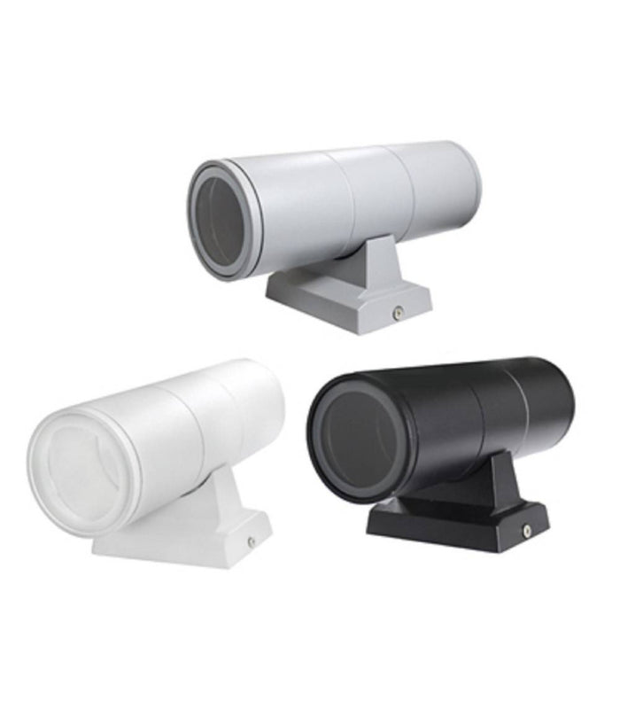 Applique Doppia Emissione A Parete Giardino Esterno Ip55 Portalampada Gu10 Es01         