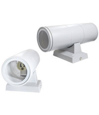 Applique Doppia Emissione A Parete Giardino Esterno Ip55 Portalampada Gu10 Es01  Grigio       