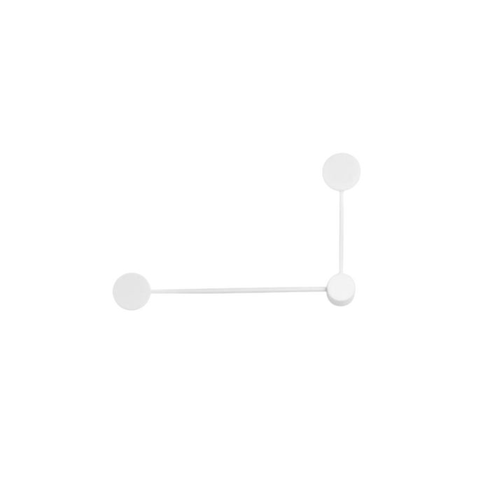 Lampada da parete Eclipsia Bianca - 325x520x64mm 2xGX53 - Applique in metallo due bracci - Braccio lungo a sinistra