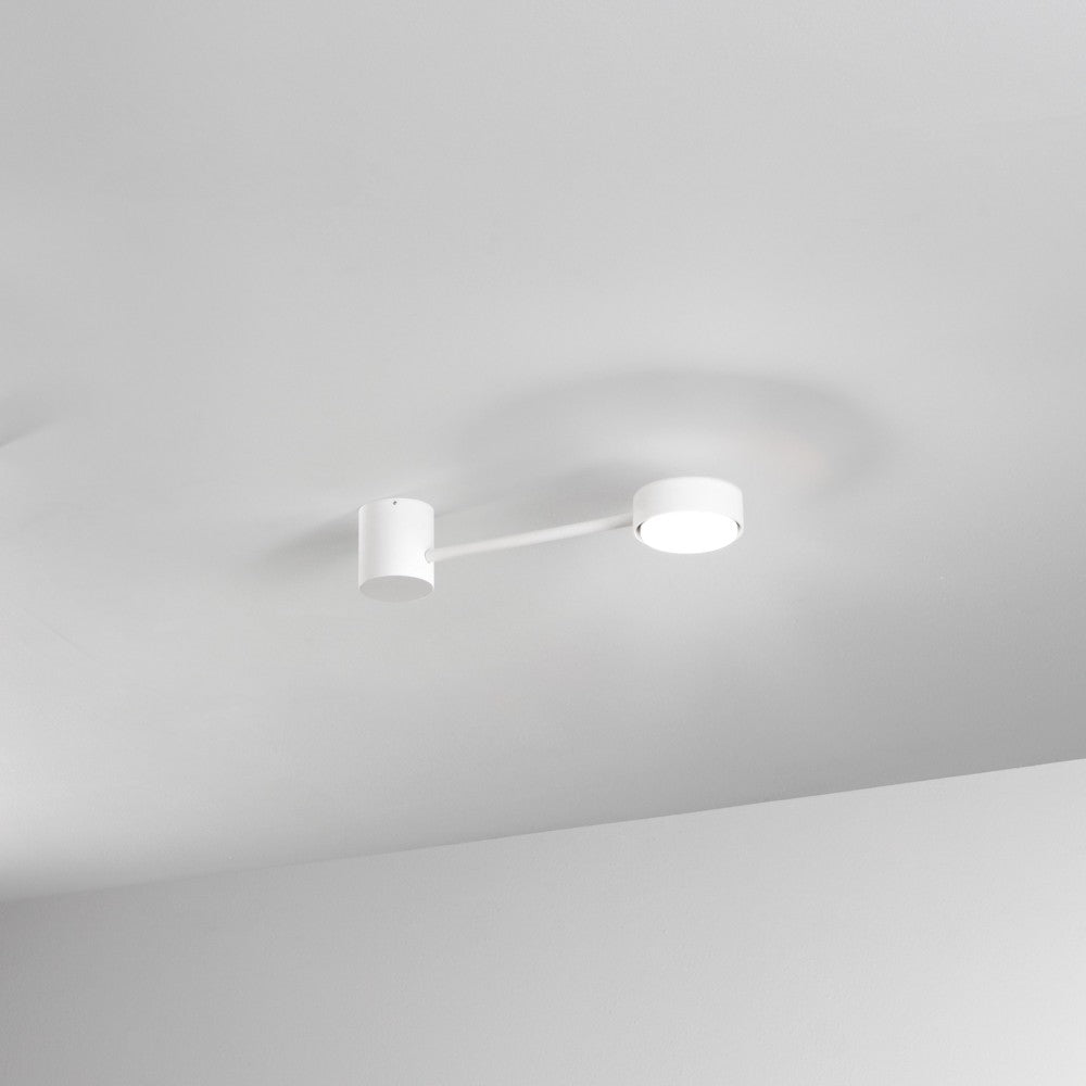 Lampada da parete Eclipsia bianca - 325x85x64mm GX53 - Applique da muro in metallo elegante