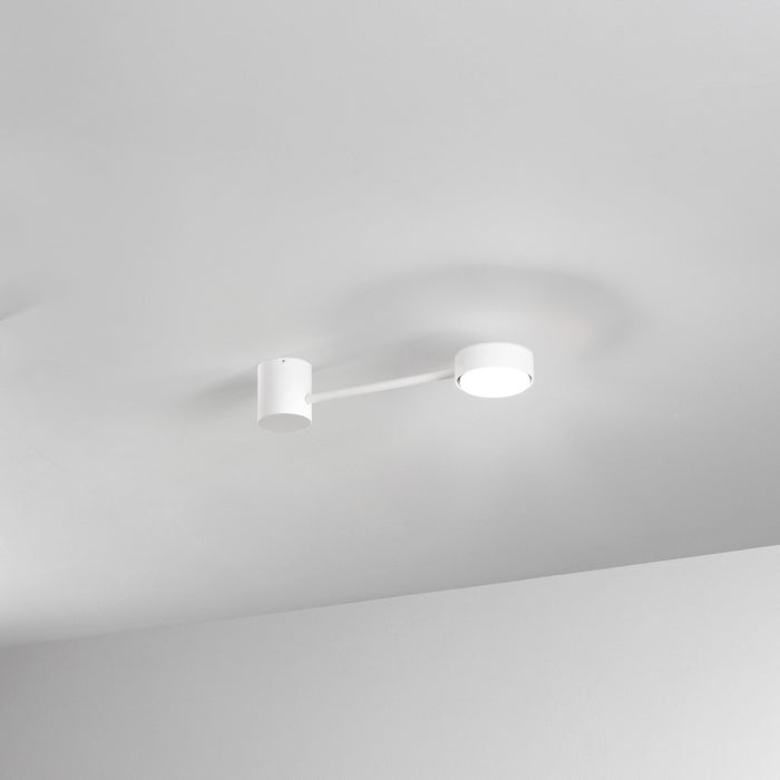 Lampada da parete Eclipsia bianca - 325x85x64mm GX53 - Applique da muro in metallo elegante