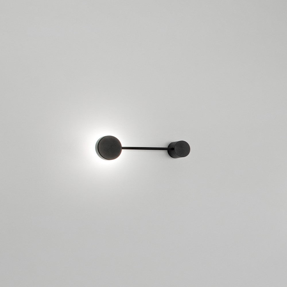 Lampada da parete Eclipsia nera - 325x85x64mm GX53 - Applique da muro in metallo elegante