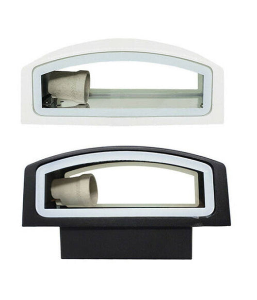 Applique Esterno 2 Vie E27 Max 60 Lampada Faretto Da Parete Luce Plafoniera 910         