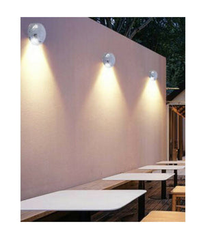 Applique Esterno Grigio 4w Impermeabile Ip65 Segnapassi Luce Fredda O Calda Es47         