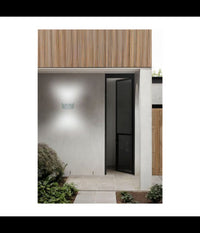 Applique Esterno Led 16w Crown Ip65 Up & Down Grigio Luce Calda Fredda Natural  -bianco Freddo      -