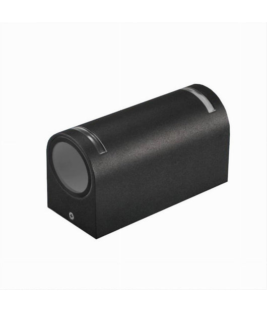 Applique Esterno Per Parete Facciate Giardino Lampada Up&down Gu10 Ip54 Gn-wl062  Nero       