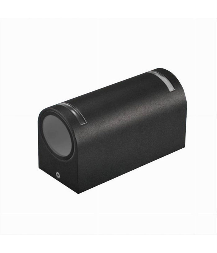 Applique Esterno Per Parete Facciate Giardino Lampada Up&down Gu10 Ip54 Gn-wl062  Nero       