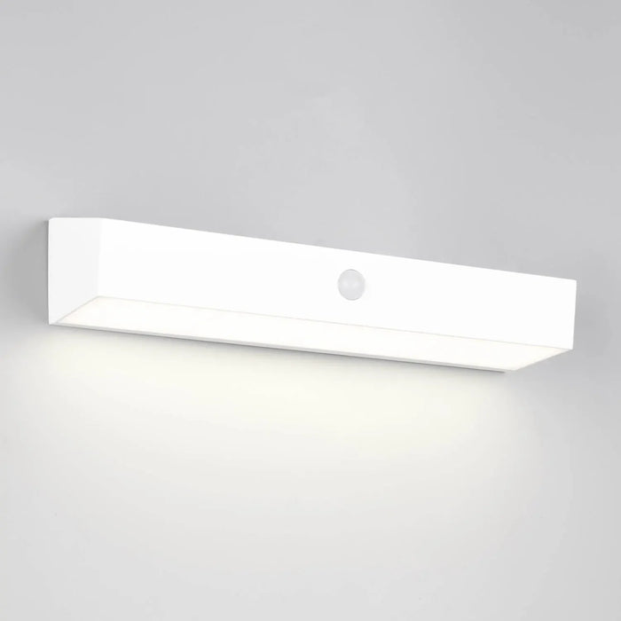 LÚZETE - APPLIQUE ESTERNO SOLARE IBRIDO 6W 4000K SENSORE IP44 BIANCO SUNDEW