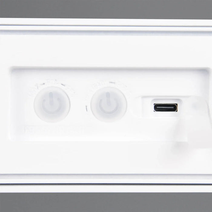 LÚZETE - APPLIQUE ESTERNO SOLARE IBRIDO 6W 4000K SENSORE IP44 BIANCO SUNDEW