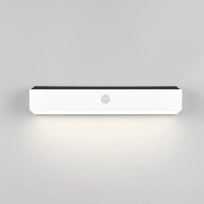 LÚZETE - APPLIQUE ESTERNO SOLARE IBRIDO 6W 4000K SENSORE IP44 BIANCO SUNDEW