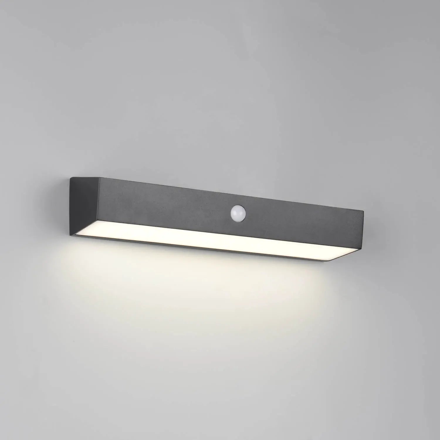 LÚZETE - APPLIQUE ESTERNO SOLARE IBRIDO 6W 4000K SENSORE IP44 NERO SUNDEW