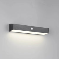 LÚZETE - APPLIQUE ESTERNO SOLARE IBRIDO 6W 4000K SENSORE IP44 NERO SUNDEW