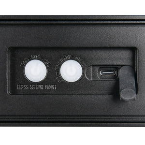 LÚZETE - APPLIQUE ESTERNO SOLARE IBRIDO 6W 4000K SENSORE IP44 NERO SUNDEW