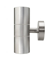 Applique Faretto Plafoniera Doppio Faretto Fascio Dw Acciaio Luce Muro Ip65         