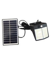 Applique Faretto Solare Da Esterno Con Pannello Sensore Luce 6500k Ip65 Sw2012-f         