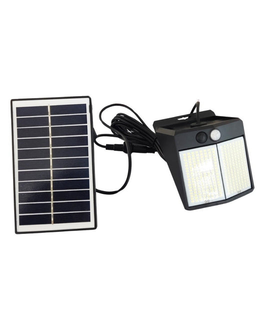 Applique Faretto Solare Da Esterno Con Pannello Sensore Luce 6500k Ip65 Sw2012-f         