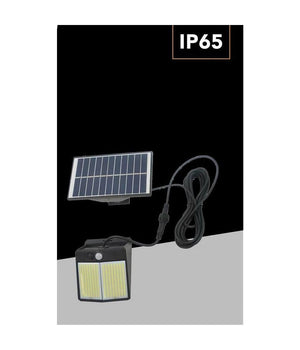 Applique Faretto Solare Da Esterno Con Pannello Sensore Luce 6500k Ip65 Sw2012-f         