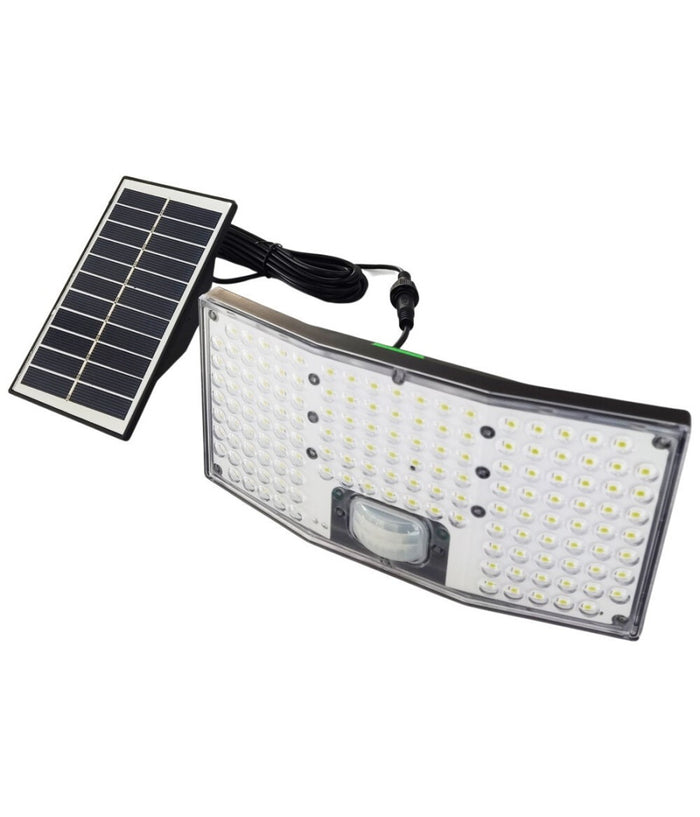 Applique Faretto Solare Da Esterno Con Pannello Sensore Luce Fredda Ip65 Sw2881-f         