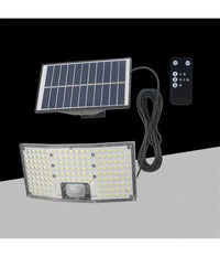 Applique Faretto Solare Da Esterno Con Pannello Sensore Luce Fredda Ip65 Sw2881-f         