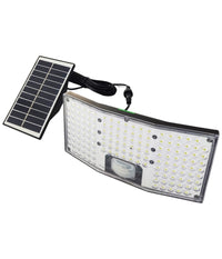 Applique Faretto Solare Da Esterno Con Pannello Sensore Luce Fredda Ip65 Sw2881-f         