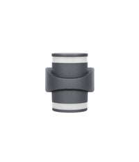 Applique In Alluminio 2x7w Con Doppia Emissione Corpo Grigio Luce 4000k Xc-9288         