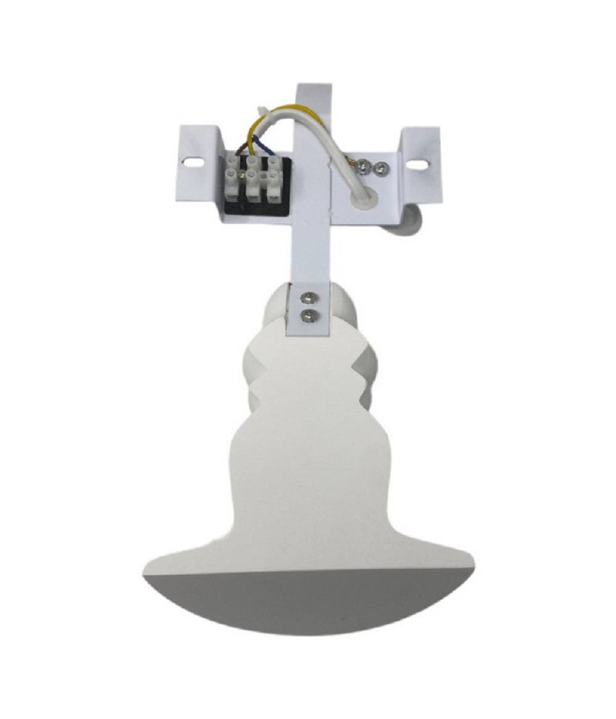 Applique In Gesso A Forma Lume A Parete Verniciabile Lumetto Attacco E14 Gs-e84         