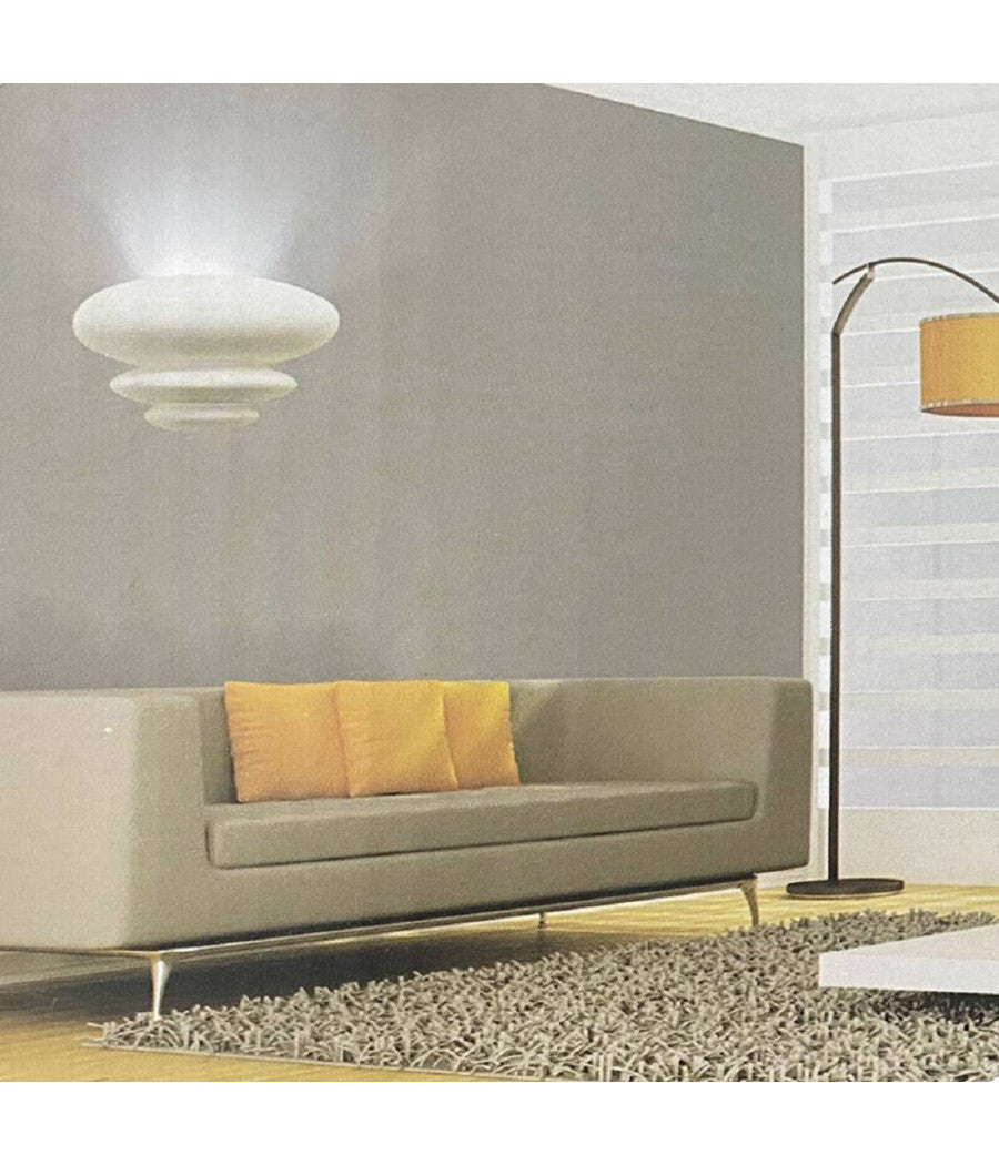 Applique In Gesso Da Parete Verniciabile Lampada Da Muro Moderna Attacco G9 E46         