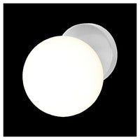 Trade Shop - Applique Lampada Da Parete Con Sfera Attacco E27 15cm Design Moderno Semplice 10557         