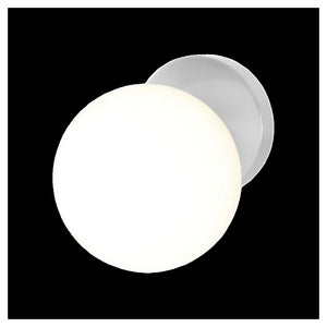 Trade Shop - Applique Lampada Da Parete Con Sfera Attacco E27 15cm Design Moderno Semplice 10557         