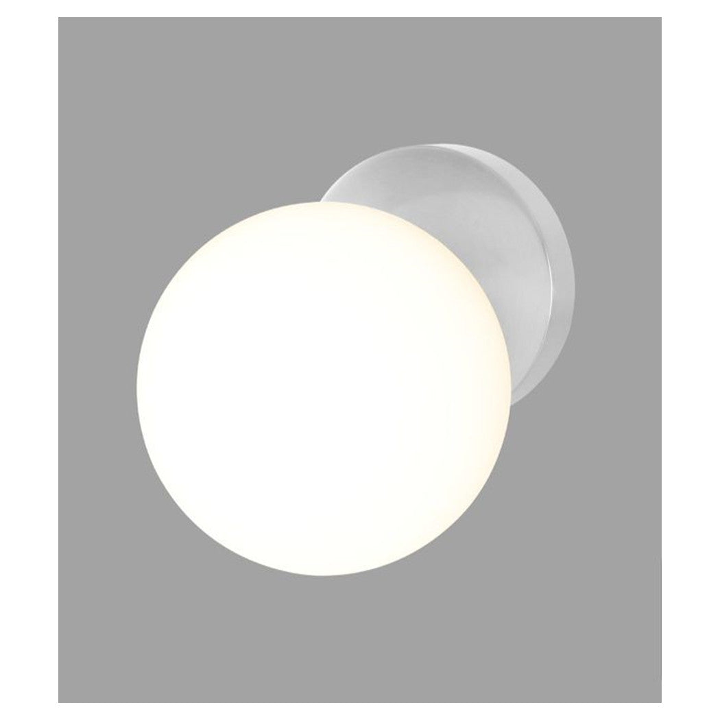 Trade Shop - Applique Lampada Da Parete Con Sfera Attacco E27 15cm Design Moderno Semplice 10557         
