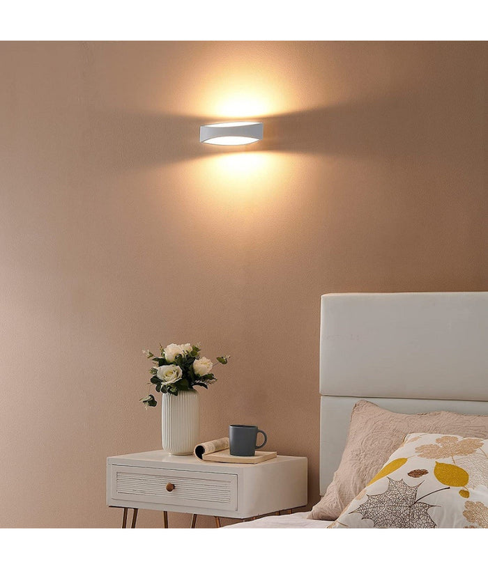 Applique Lampada Da Parete Luce Led Moderna 12 Watt Luce 4000k 6500k 3000k E59-b         