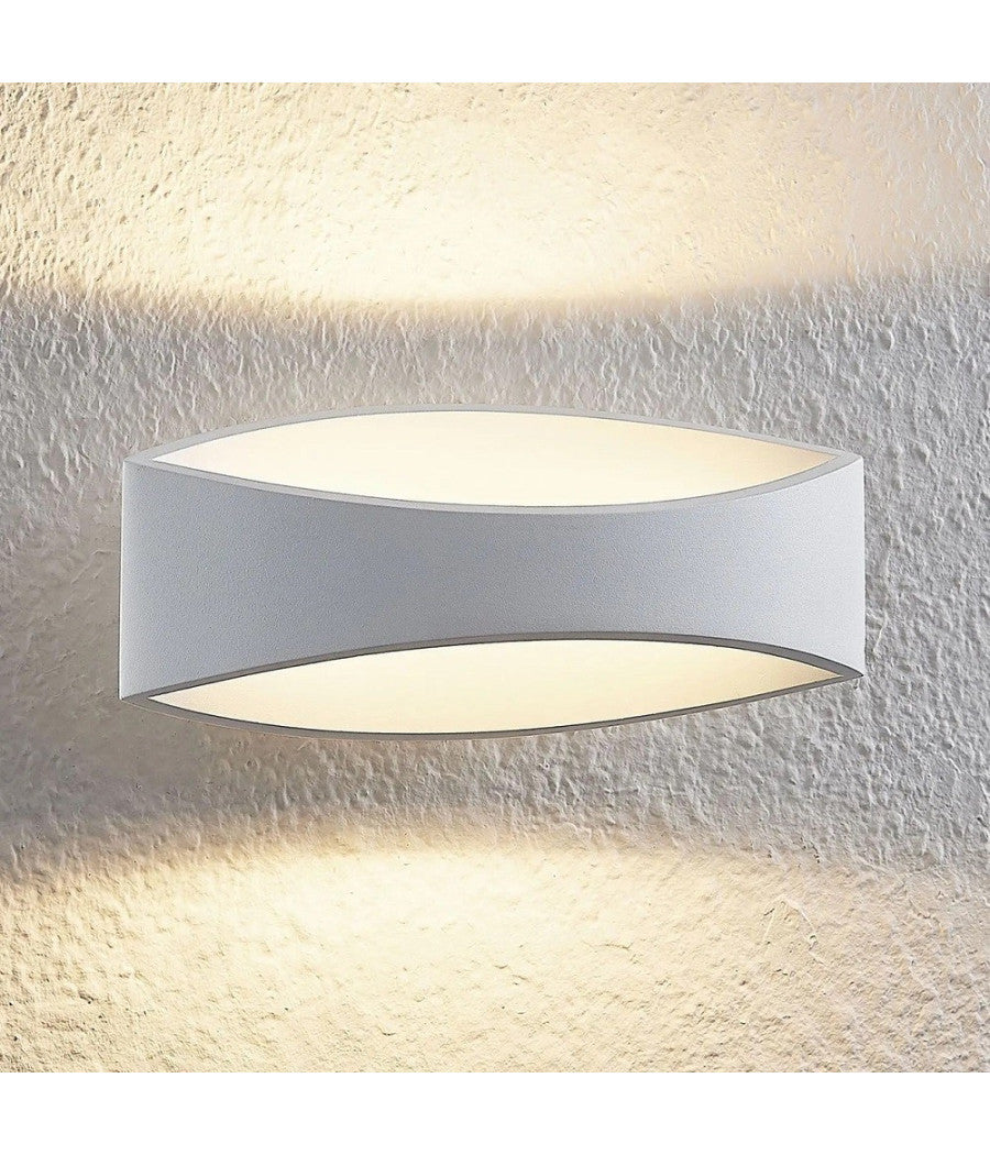 Applique Lampada Da Parete Luce Led Moderna 12 Watt Luce 4000k 6500k 3000k E59-b  -bianco Naturale      -