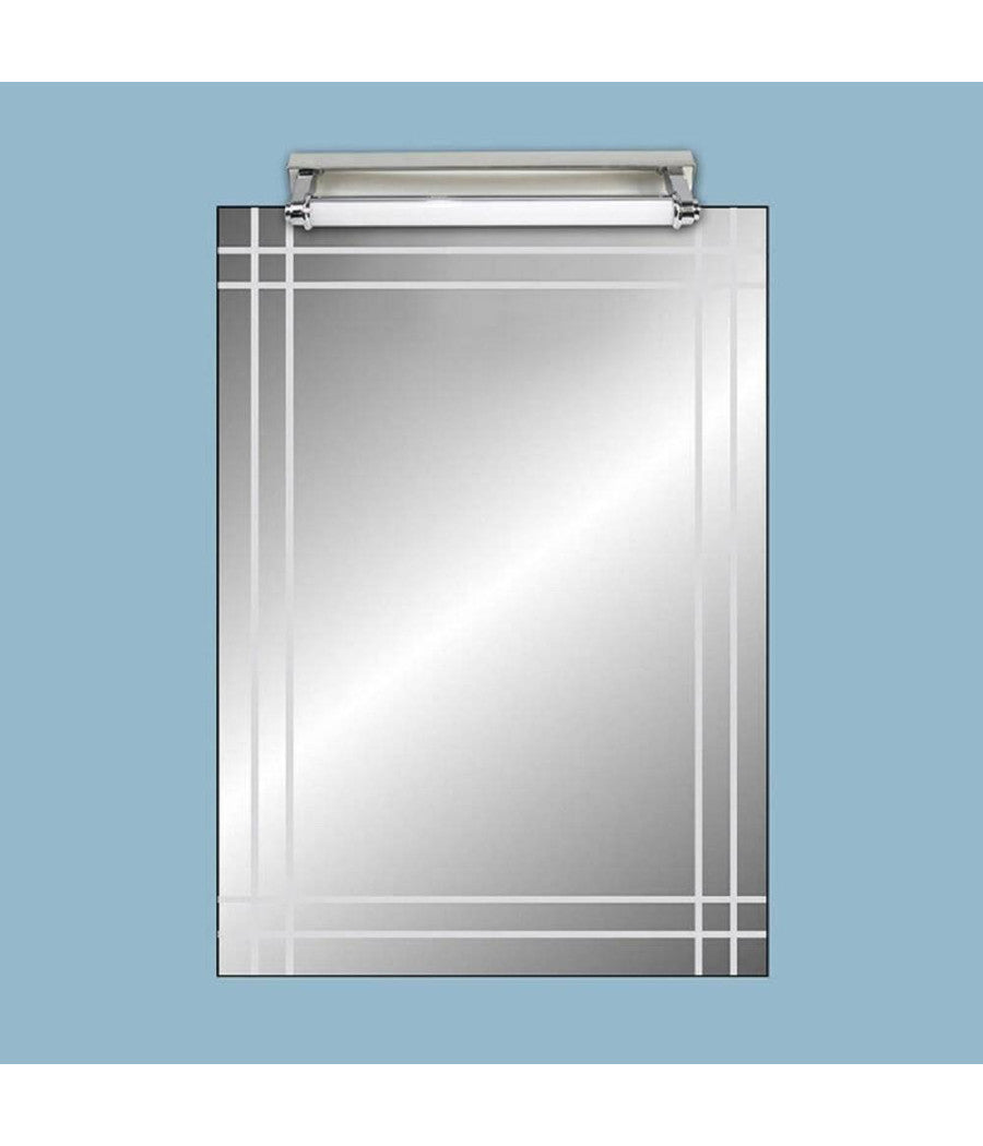 Applique Lampada Da Specchio Lineare Bagno Orientabile 9w Luce 4000k 6500k F01         