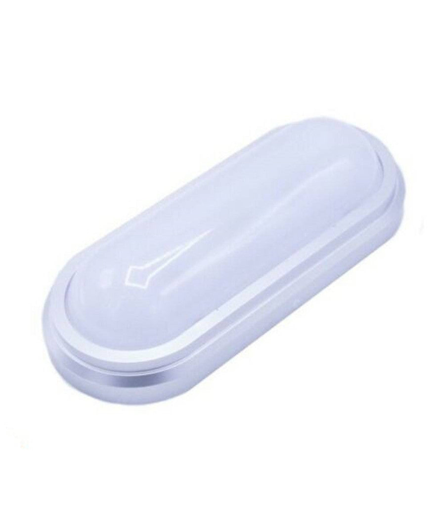 Applique Lampada Led 8 Watt Antinebbia Plafoniera Opaca Luce Calda A Parete         