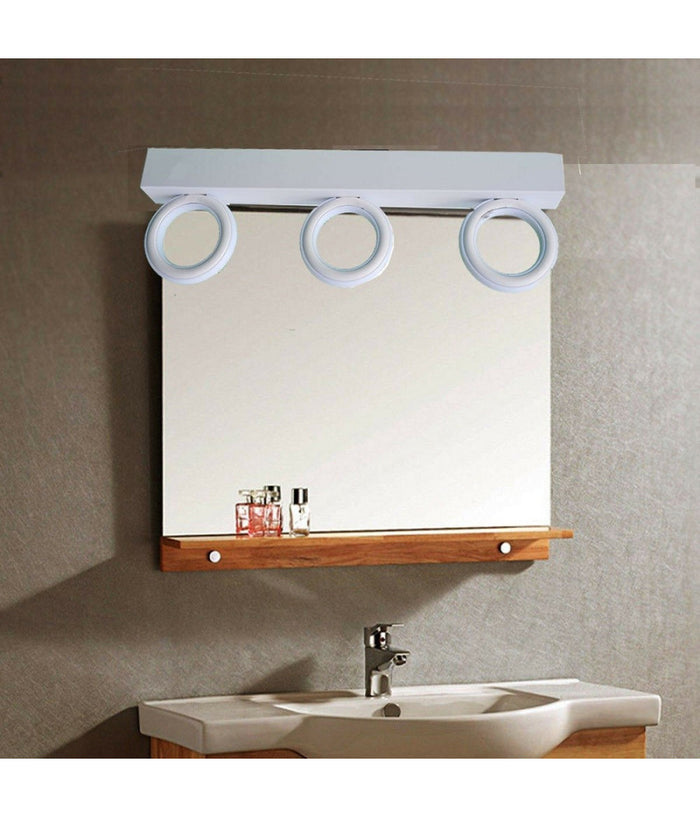 Applique Lampada Moderno Da Parete Muro Specchio 26w Bagno 135 Led 2835 Smd Luce         