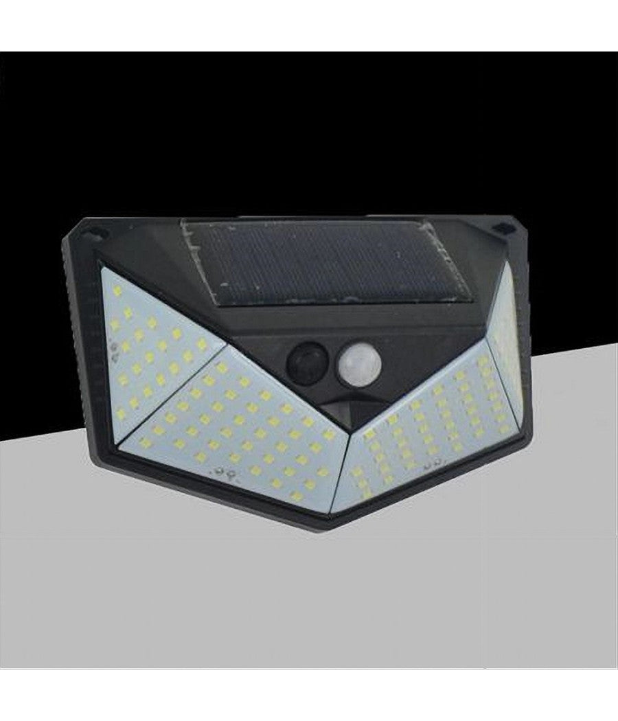 Applique Lampada Pannello Solare Parete Con Sensore Movimento Luce 4000k So-a4-n         
