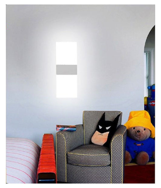 Applique Lampada Parete Led 8watt Doppia Emissione Luce 3000k 4000k 6500k E37  -bianco Freddo      -