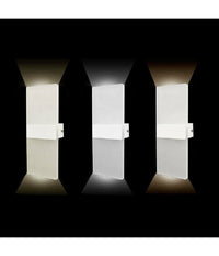 Applique Lampada Parete Led 8watt Doppia Emissione Luce 3000k 4000k 6500k E37         