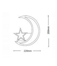 Applique Lampada Stella E Luna A Led Moderna 11w Tre Colorazione Di Luce E47-3c         