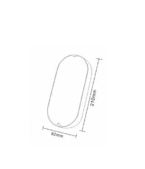 Applique Lampada Tartaruga A Led 15 Watt Esterno Luce Fredda Naturale Calda Es67         