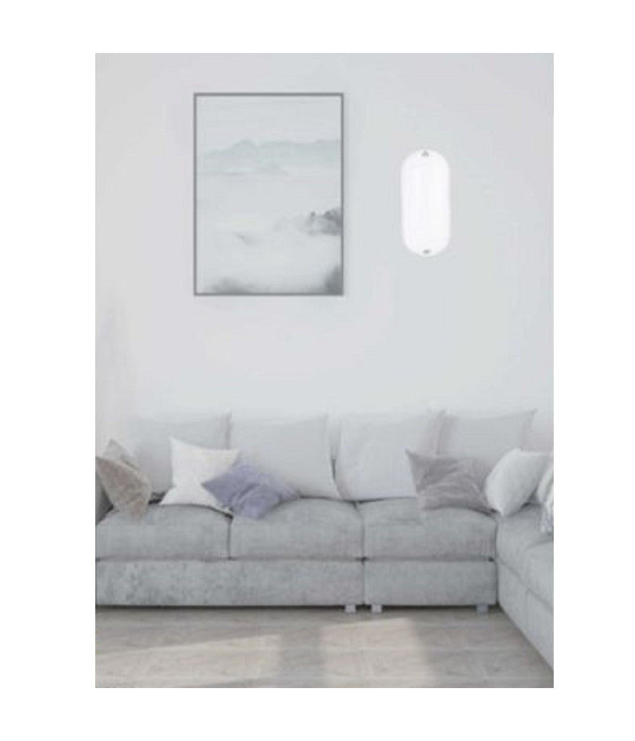 Applique Lampada Tartaruga A Led 15 Watt Esterno Luce Fredda Naturale Calda Es67  -bianco Naturale      -