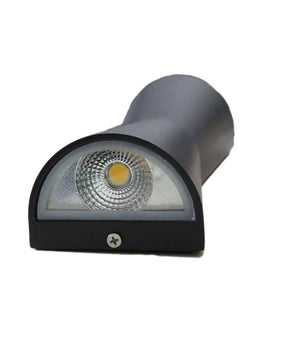 Applique Lanterna A Parete Da Esterno 10w A Doppio Led 5w + 5w Luce 6500k         