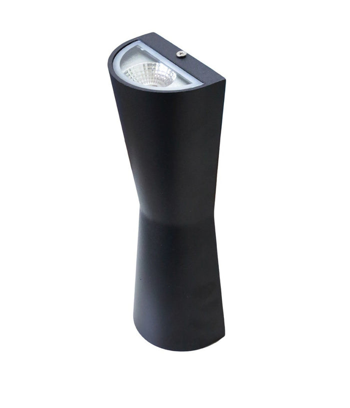 Applique Lanterna A Parete Da Esterno 10w A Doppio Led 5w + 5w Luce 6500k         