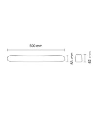 Applique Led 12 Watt Ip20 Per Specchio Bagno Luce Calda Naturale Fredda Xc-6424         