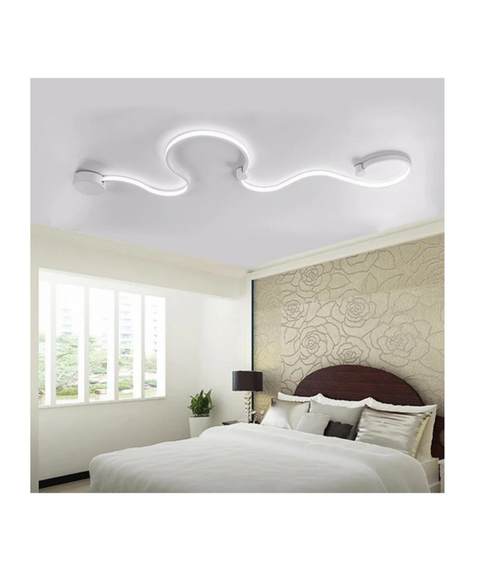 Applique Led 28 W Lampada Parete A Nastro Bianco Luce Calda Fredda Naturale E69-b  -bianco Freddo      -