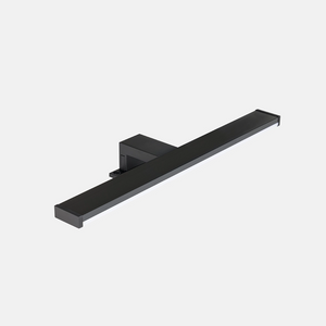 Applique led universale 40 cm per specchi in alluminio nero opaco