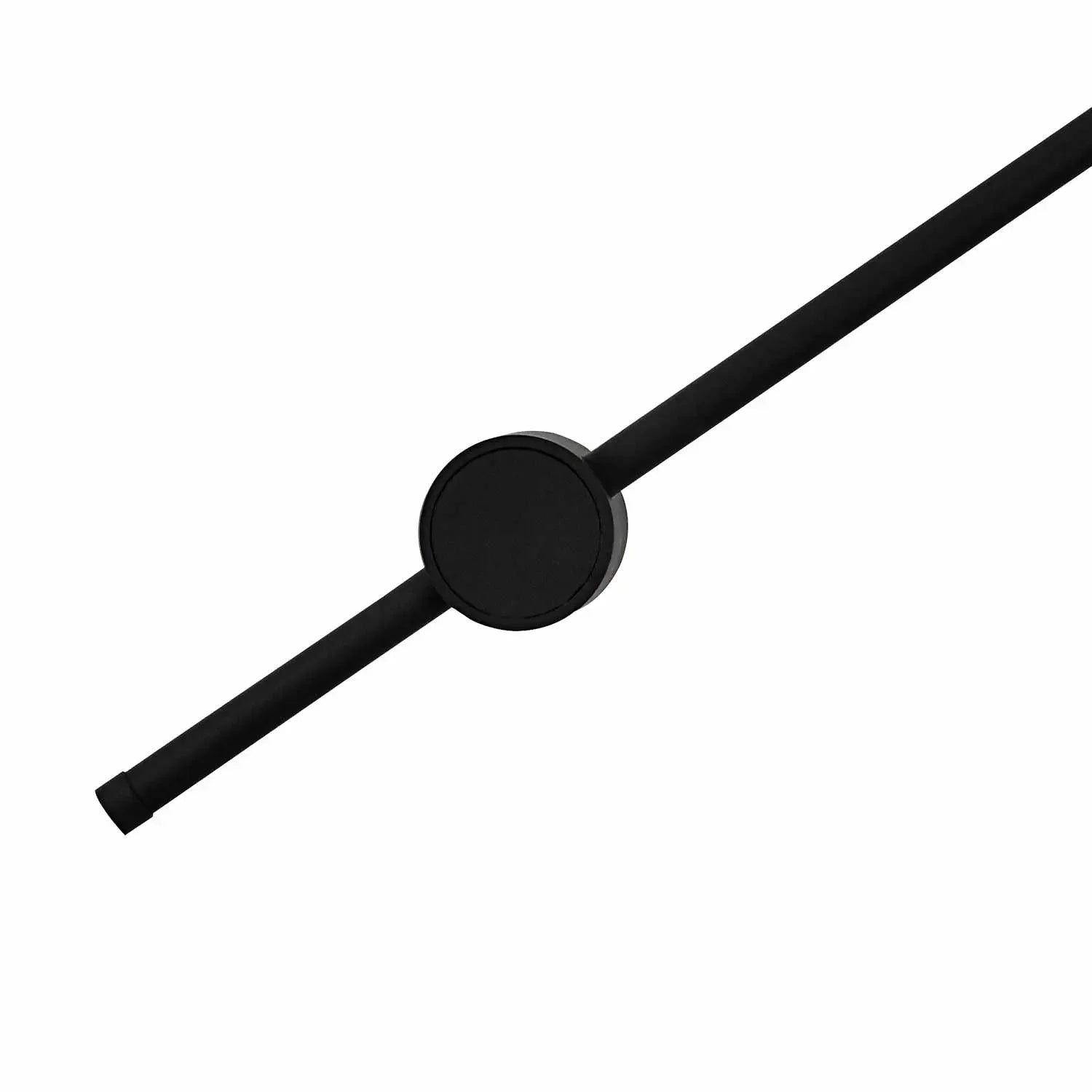 LÚZETE - APPLIQUE LED 8W 3000K ACCIAIO VERNICIATO NERO 60 CM MIREA